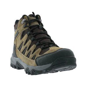 NIB Eddie Bauer Men's Waterproof Ridgeline Leather Hiking Boot Brown Sz 8.5